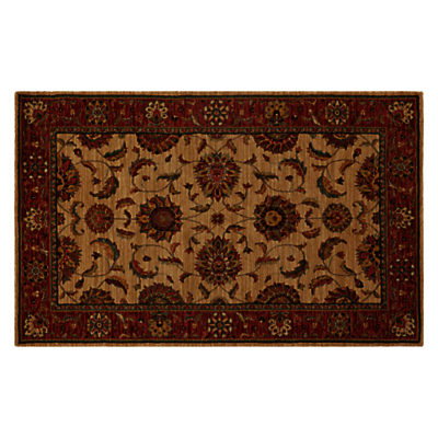 Living Treasures Rug, Ivory/Rust Living Treasures Rug, Ivory/Rust